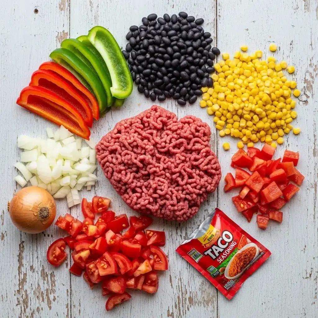 Stovetop Taco Soup Ingredients