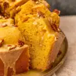 Sweet Potato Pound Cake with Brown Butter Glaze