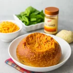 Tomato Spinach Grilled Cheese Bread Bowl Recipe