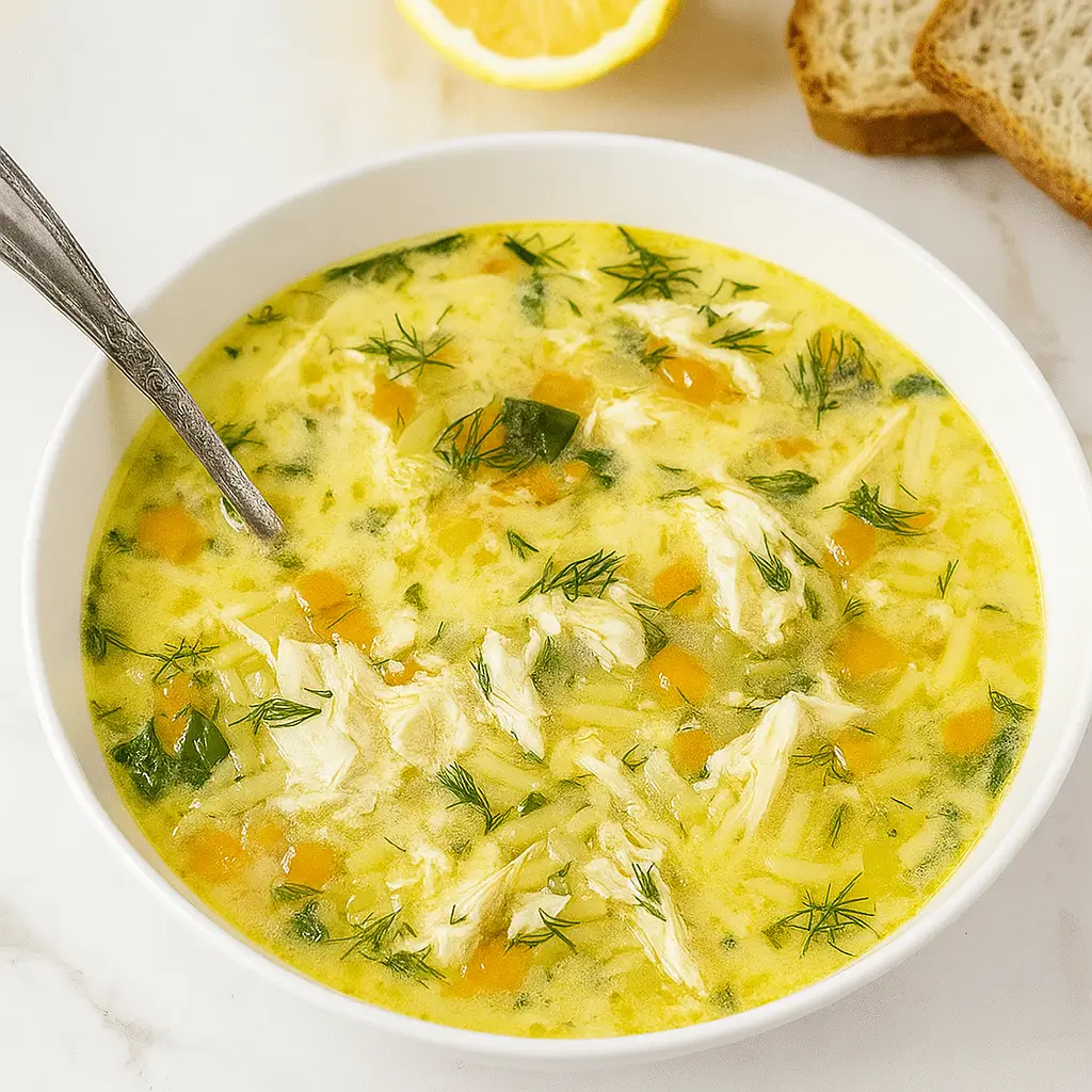 Avgolemono – Easy Greek Lemon Chicken Soup for Busy Nights