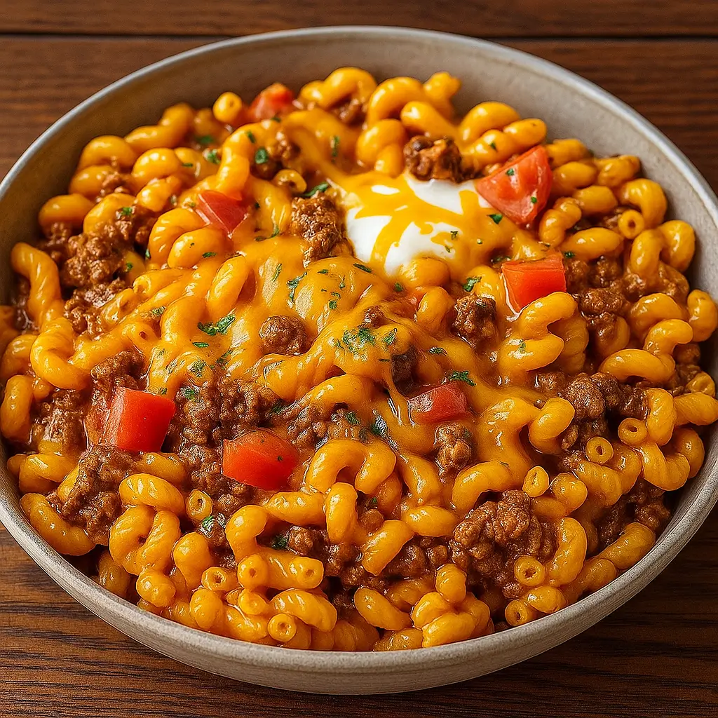 Cheesy Beef Taco Pasta: Easy, Family-Friendly Dinner Magic