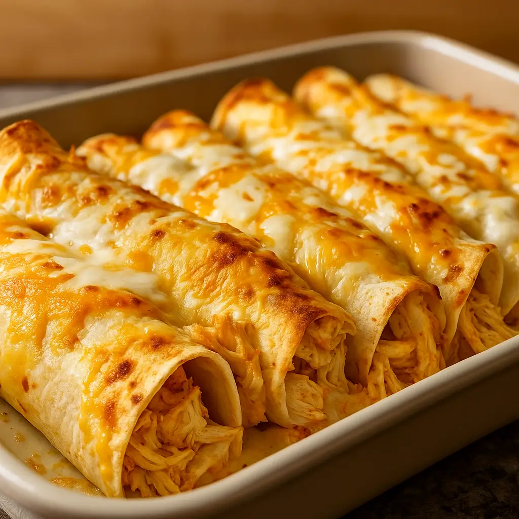 Chicken Enchiladas with Dreamy White Sauce: High-Protein Comfort Food