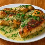 Chicken with Boursin Sauce with Garlic and Fine Herbs