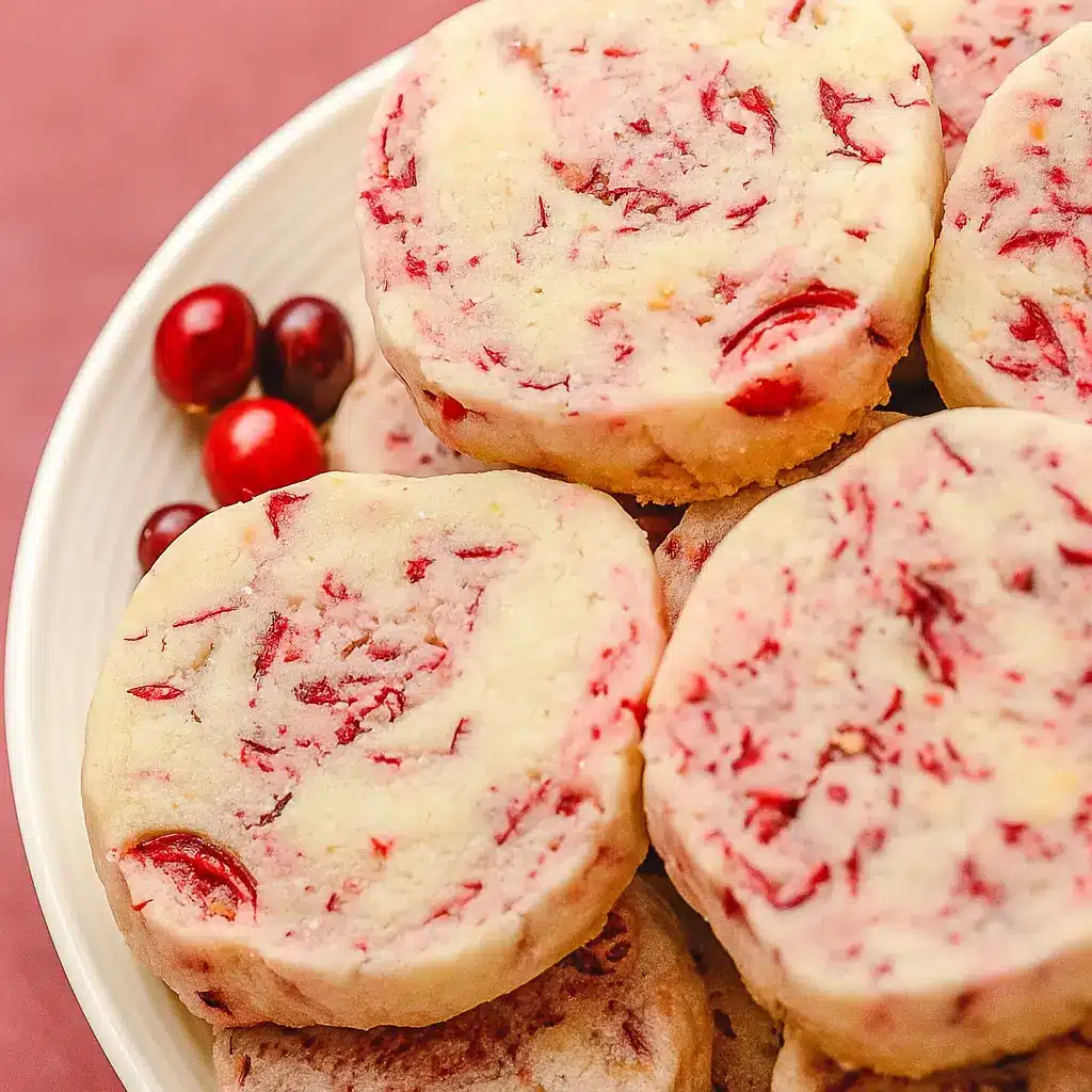 Cranberry Orange Shortbread Cookies – A Sweet & Zesty Holiday Treat