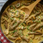 creamy authentic beef stroganoff recipe