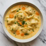 creamy dill pierogi soup