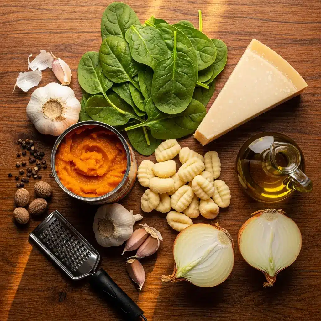 Creamy Pumpkin Gnocchi Delight ingredients