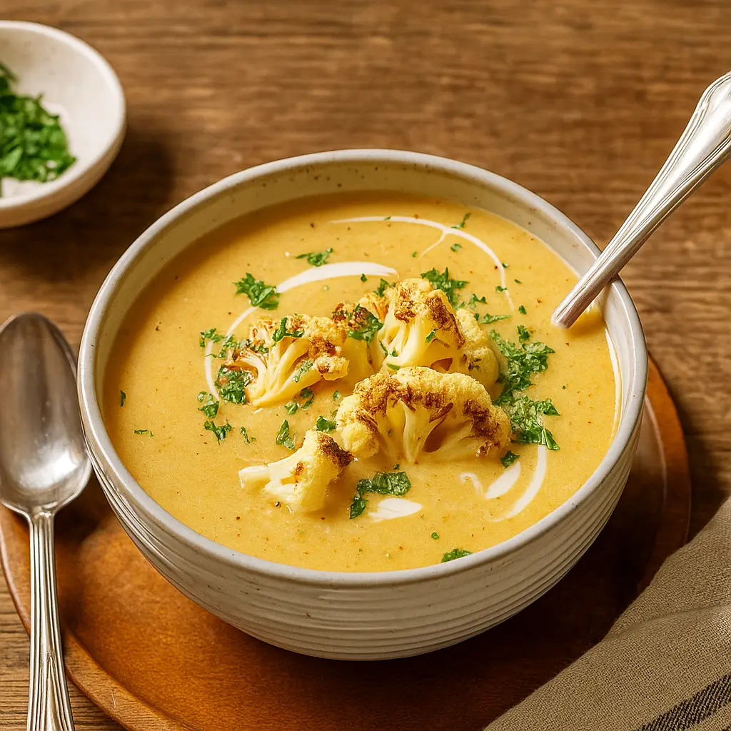 Creamy Roasted Cauliflower Soup – A Simple Comfort Classic