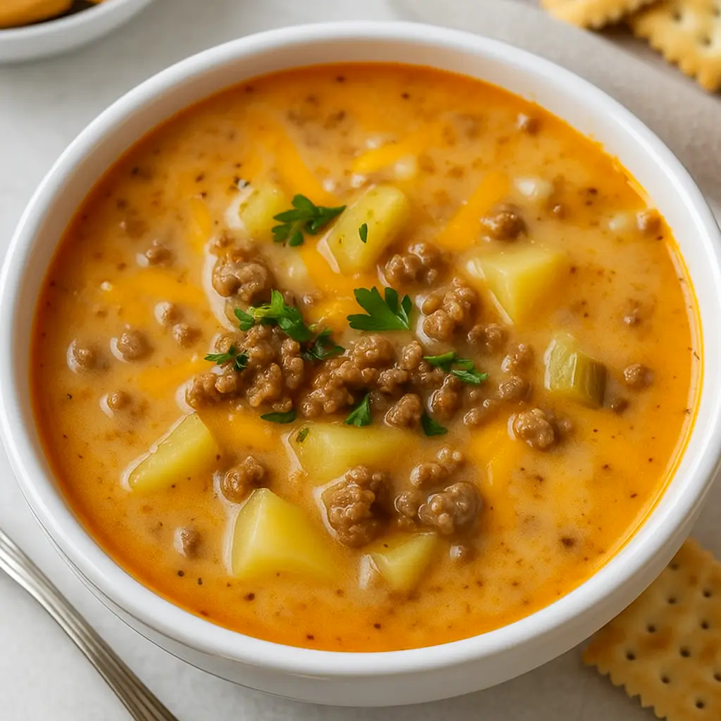 Crock Pot Hamburger Potato Soup: Easy, Hearty, and Delicious