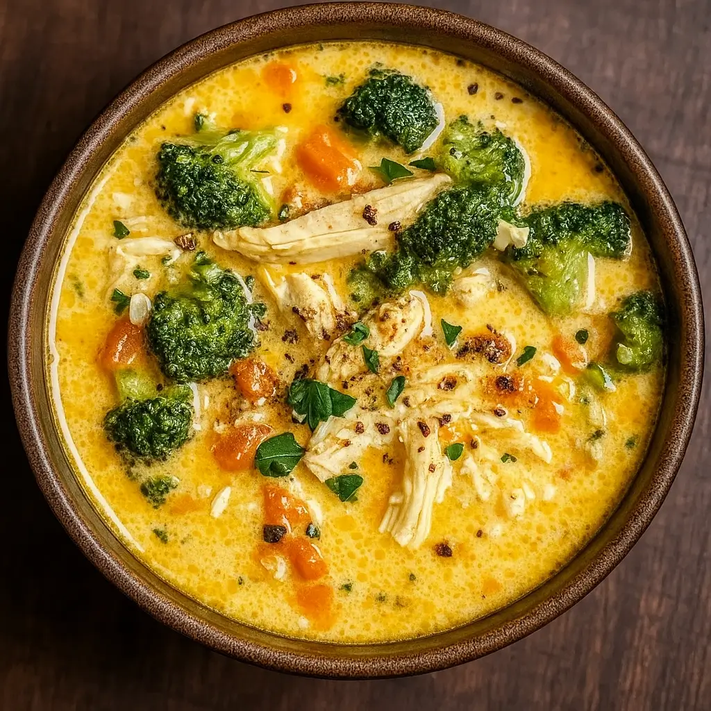 Crockpot Cheesy Chicken Broccoli Soup: Quick, Delicious & Powerful Flavor