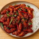 Dragon Chicken Recipe with Crispy Spicy Sauce