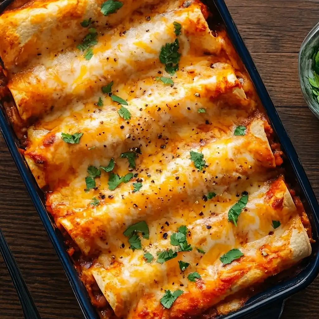 Easy Bean and Cheese Enchiladas: Quick, Cheesy Comfort in 40 Minutes