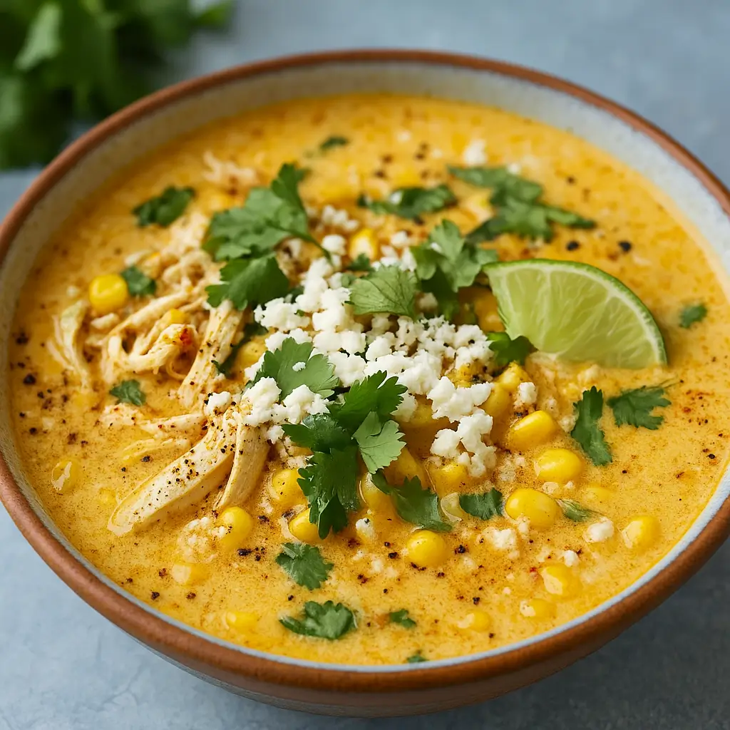 Easy Mexican Street Corn Soup: Quick, Creamy & Delicious
