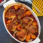 Easy Orange Cranberry Roasted Chicken Recipe