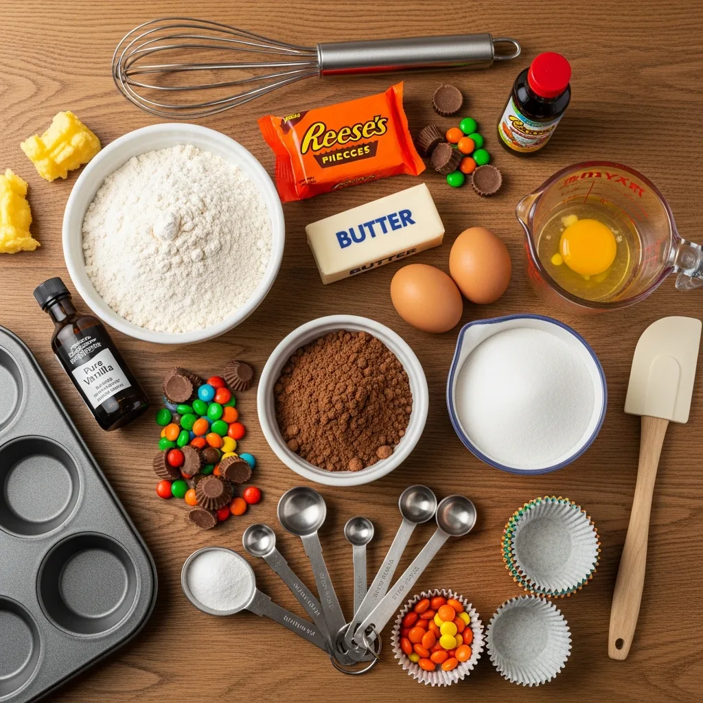 Easy Turkey Cupcakes Ingredients