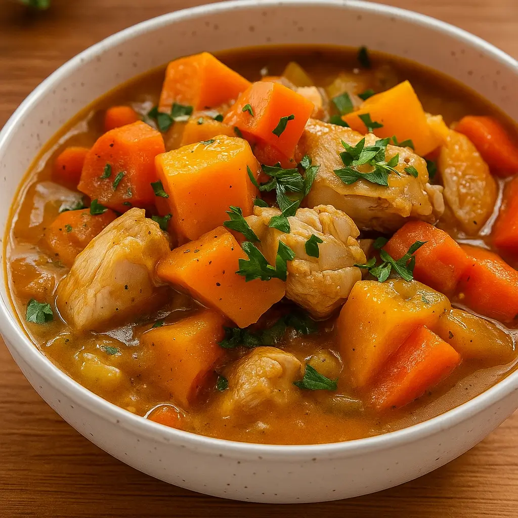 Fall Chicken and Pumpkin Stew – Cozy Slow Cooker Comfort