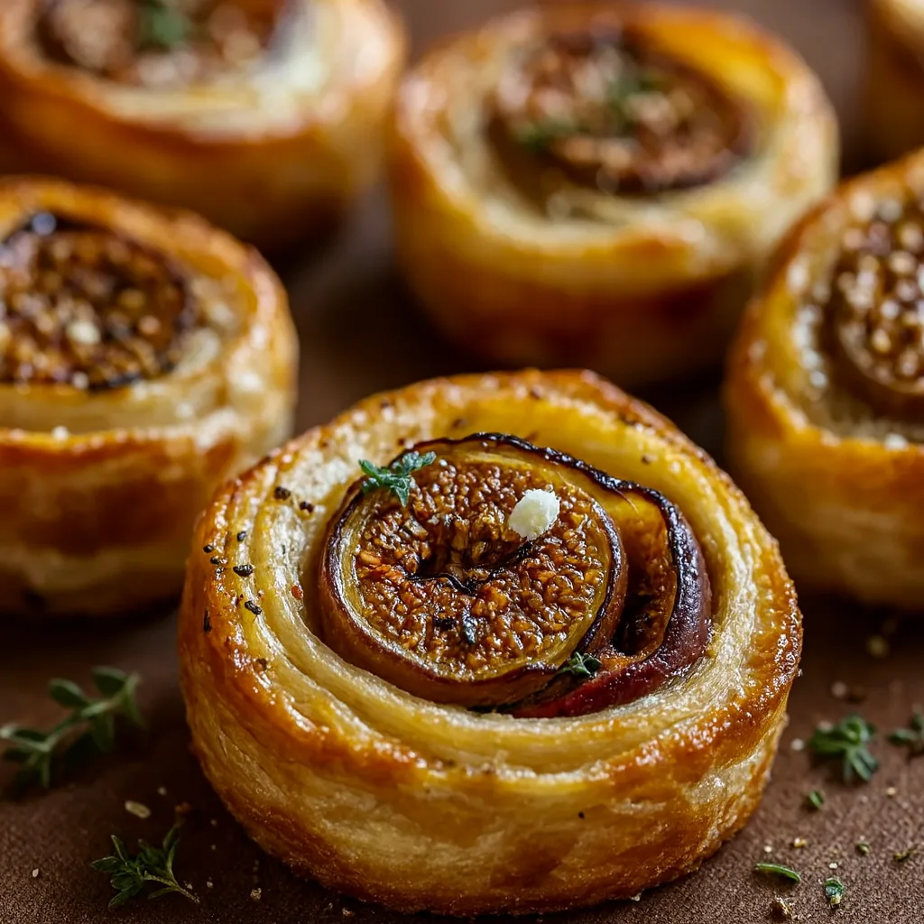Fig and Goat Cheese Pinwheels: Quick, Flaky, and Delicious