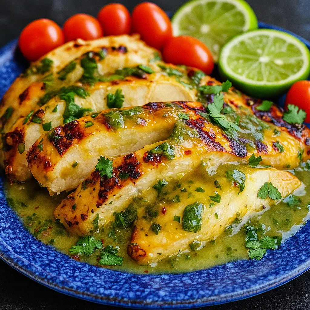 Grilled Salsa Verde Pepper Jack Chicken – Quick, Spicy, and Delicious