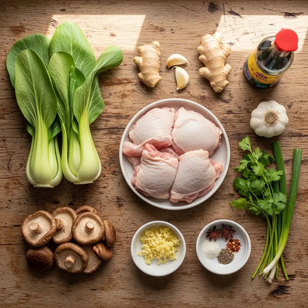 hearty-bokchoy-chicken-soup-ingredients