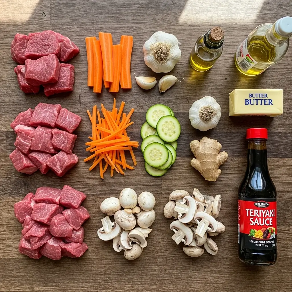 Hibachi Steak Bowls Ingredients