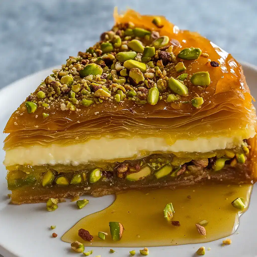 Honey Pistachio Baklava Cheesecake – The Ultimate Fusion Dessert