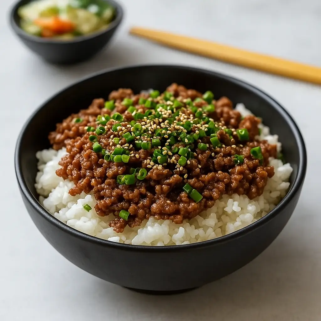 Korean Ground Beef Bowl – Quick, Easy & Flavorful Family Favorite