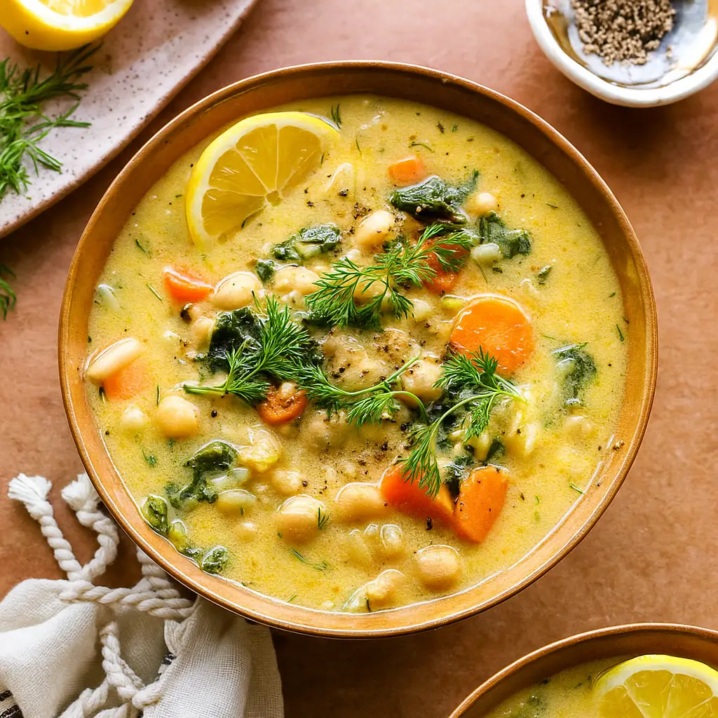 Lemony Greek Chickpea Soup – A Bright and Comforting Classic