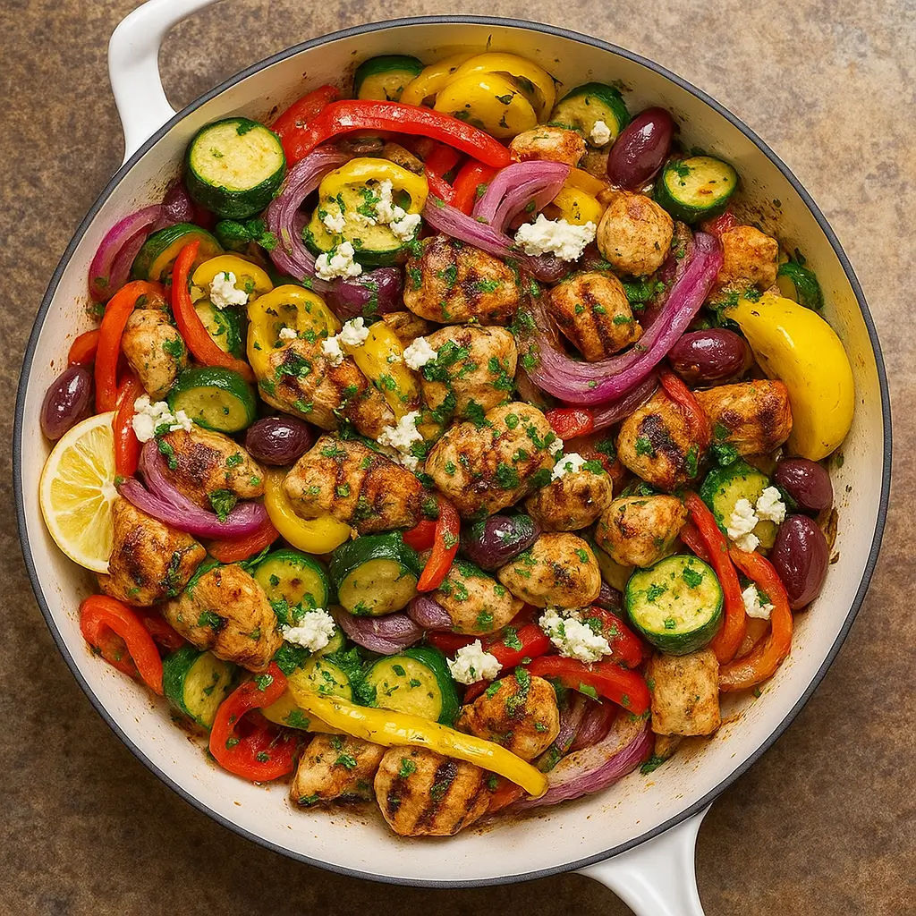 Mediterranean Chicken Stir Fry: Quick, Colorful, and Healthy Dinner