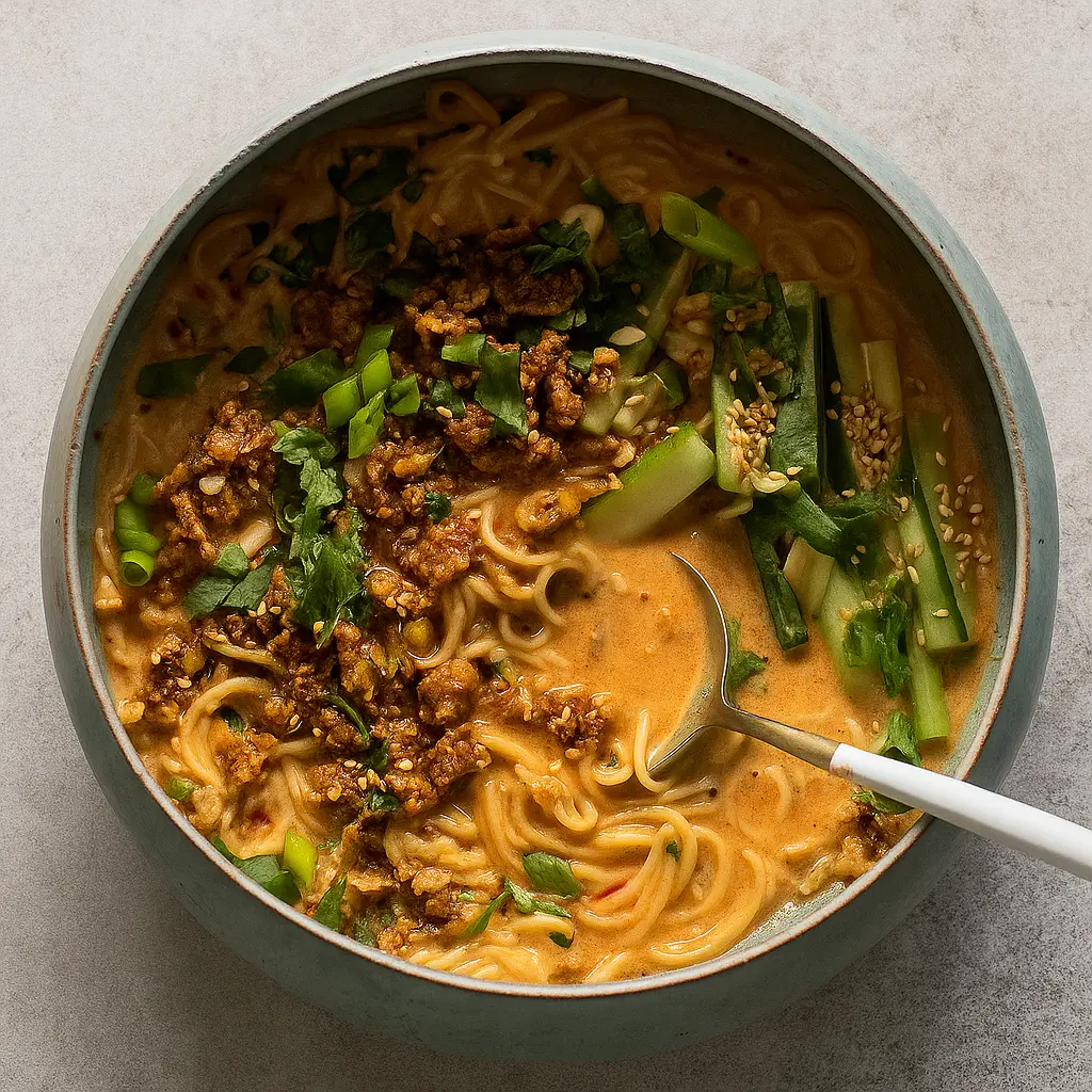 Miso Peanut Ramen Bowls: Quick, Creamy, and Absolutely Delicious