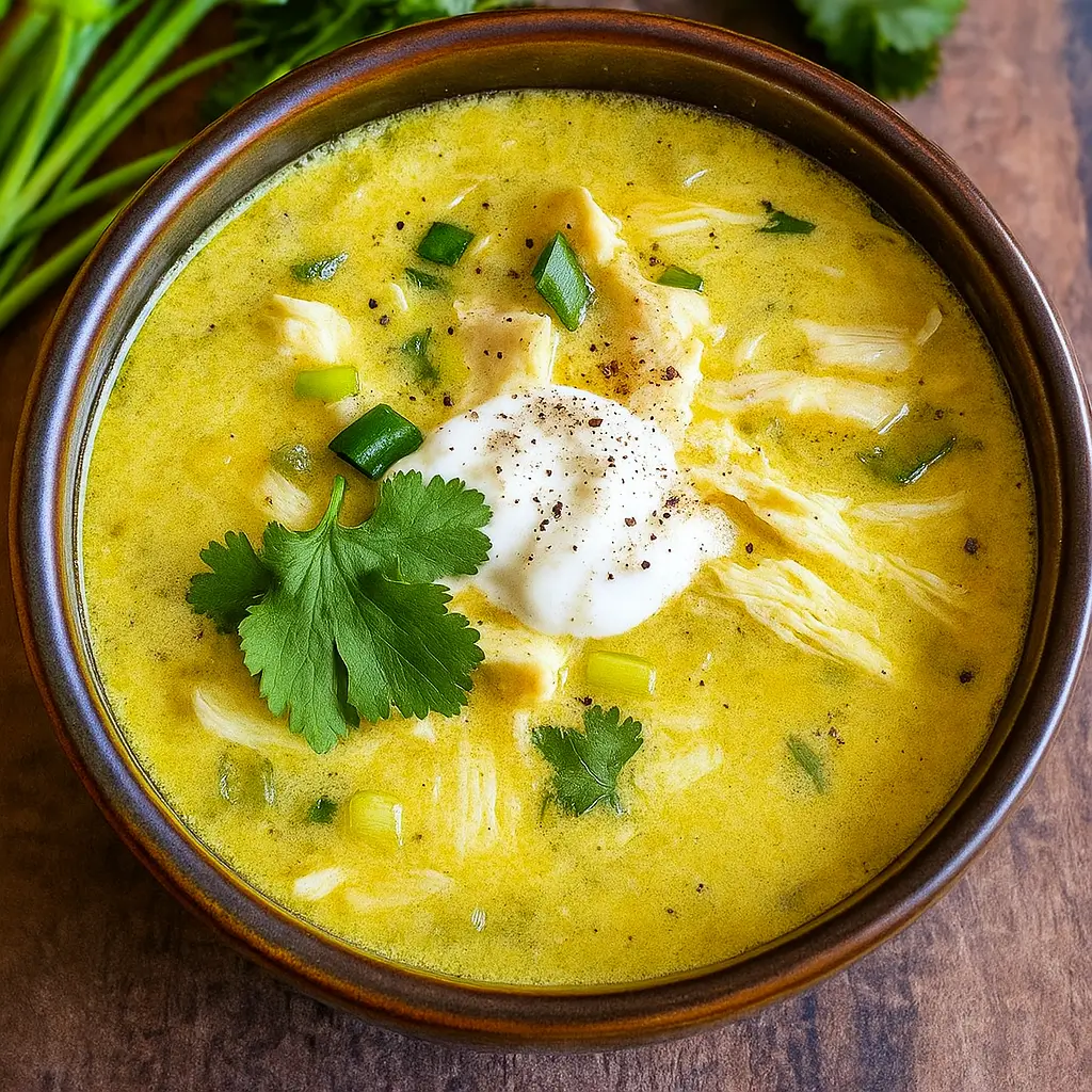 One-Pot Green Enchiladas Soup – Creamy, Cozy, and Flavor-Packed Dinner