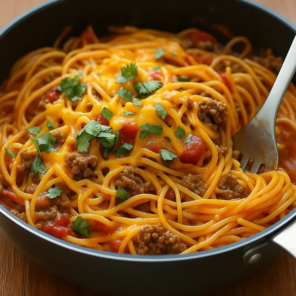 One-Pot Taco Spaghetti: A Quick & Easy Family Favorite