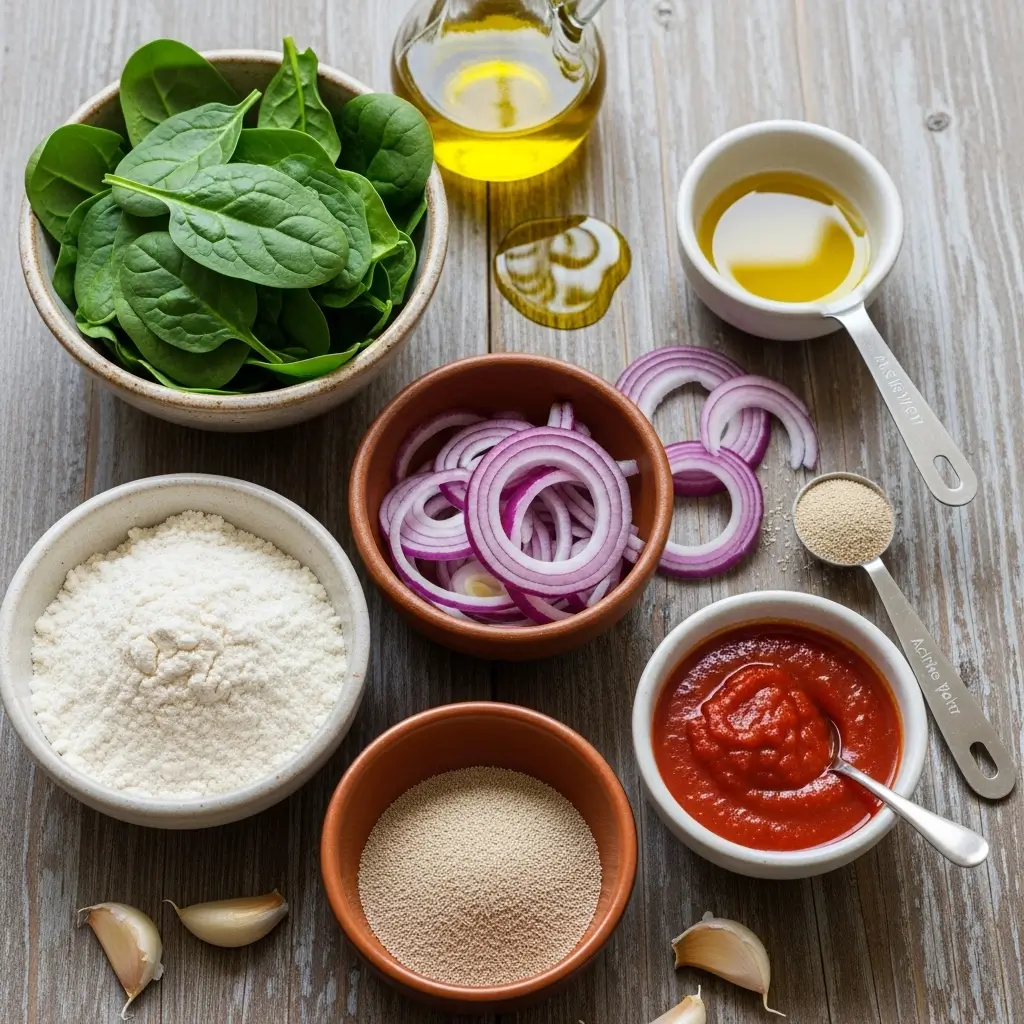 Ingredients for Savory Vegan Pizza Rolls