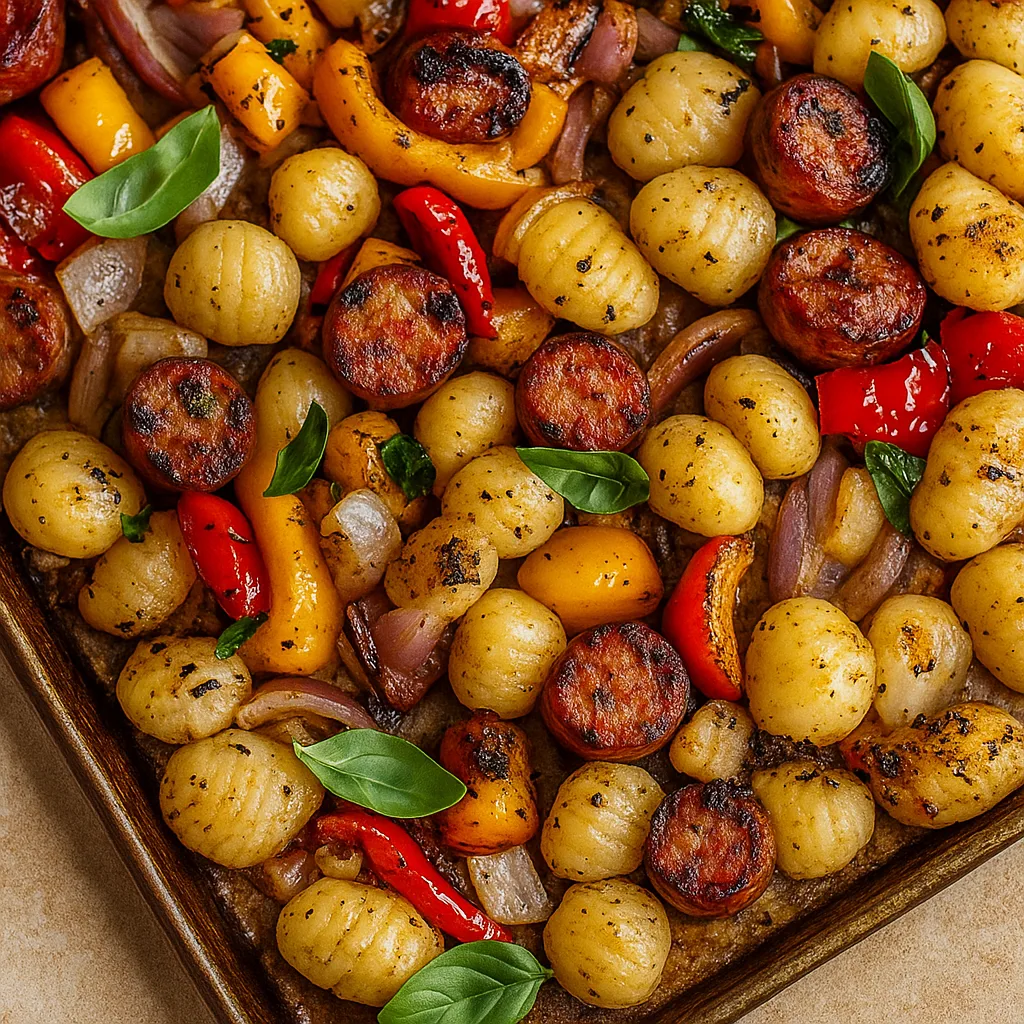 Sheet Pan Gnocchi Sausage – Easy One-Pan Dinner for Busy Nights