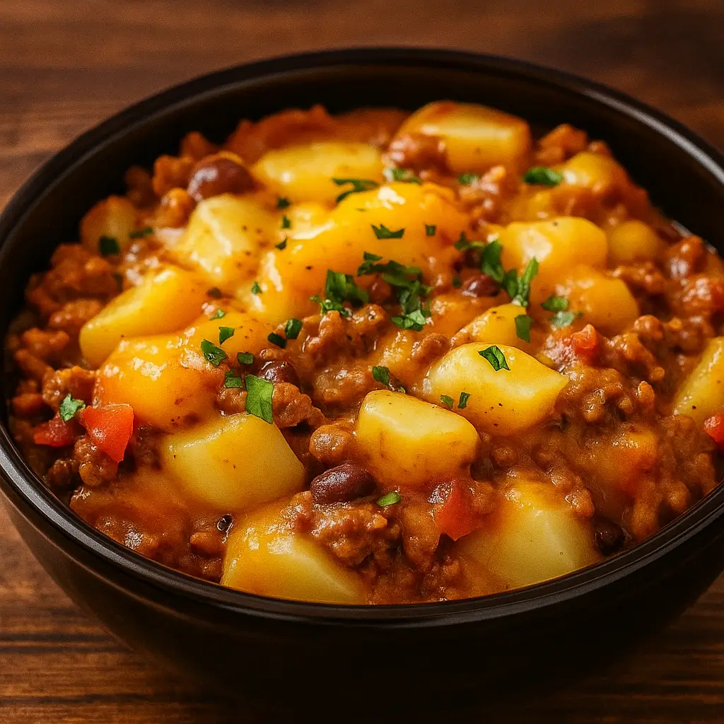 Slow Cooker Cowboy Potato Casserole: Easy Family Dinner