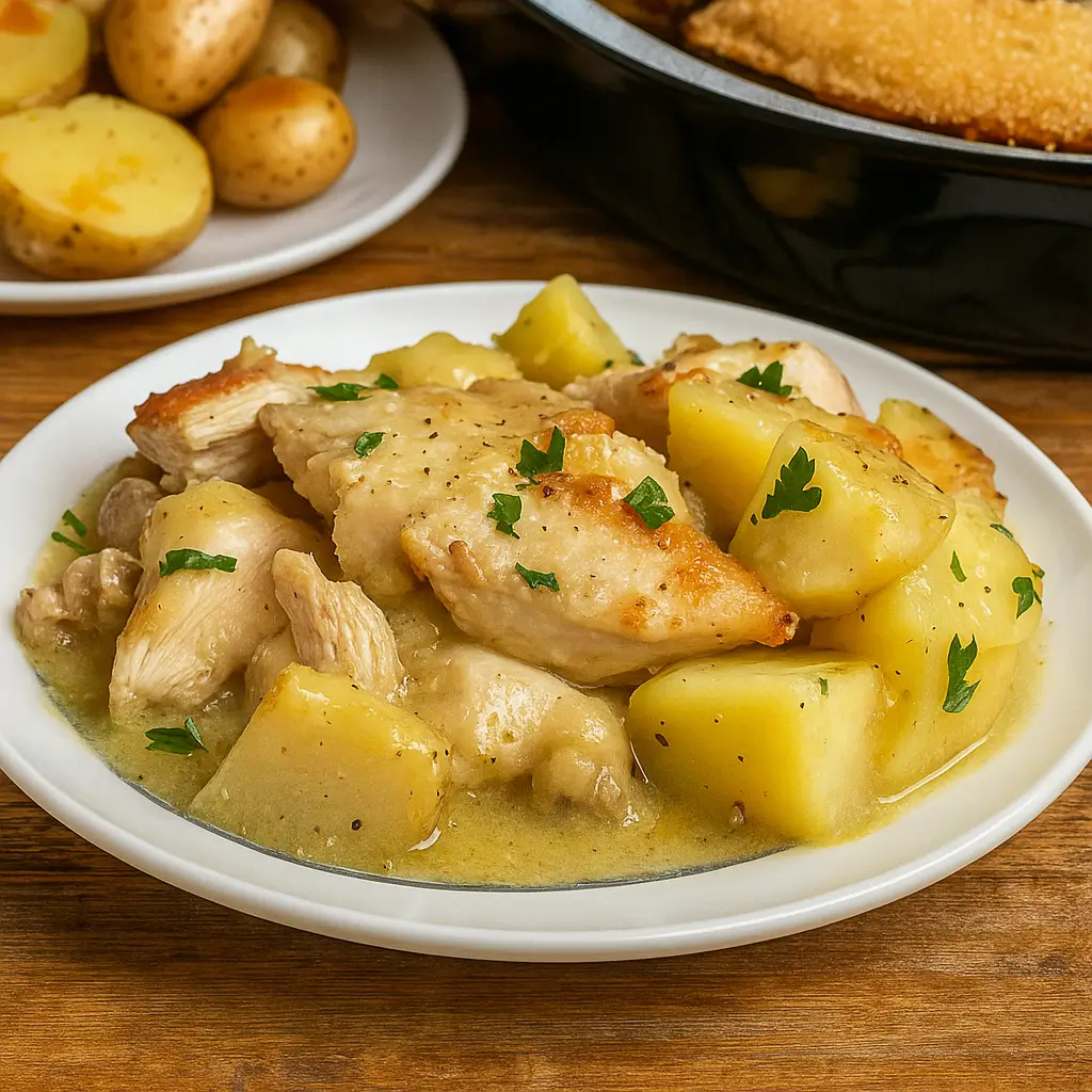 Slow Cooker Parmesan Garlic Chicken & Potatoes – Ultimate Meal