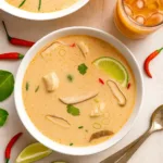 Slow Cooker Tom Kha Gai Thai Coconut Chicken Soup