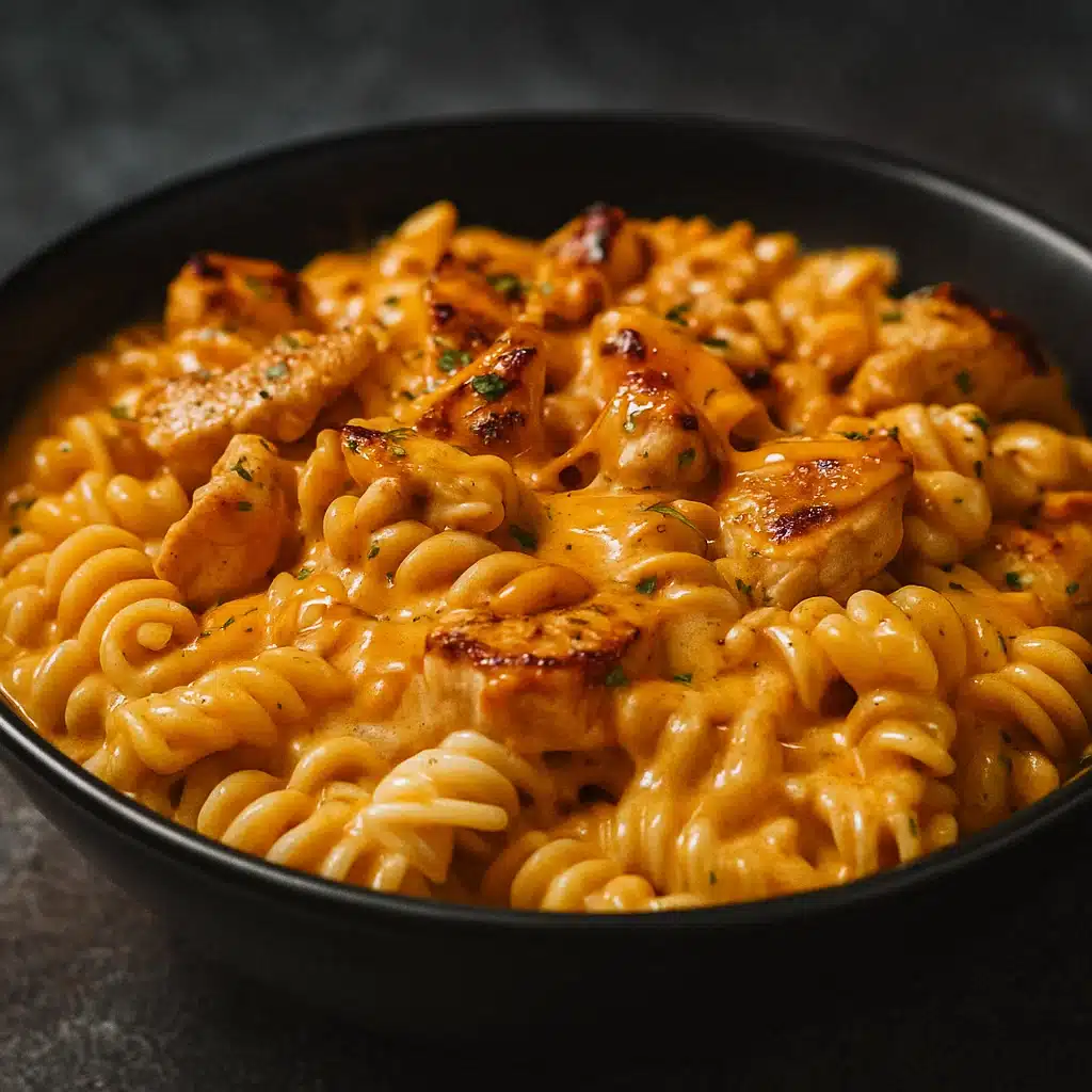 Smoky BBQ Cheddar Chicken Skillet Pasta – Quick, Delicious One-Pan Magic