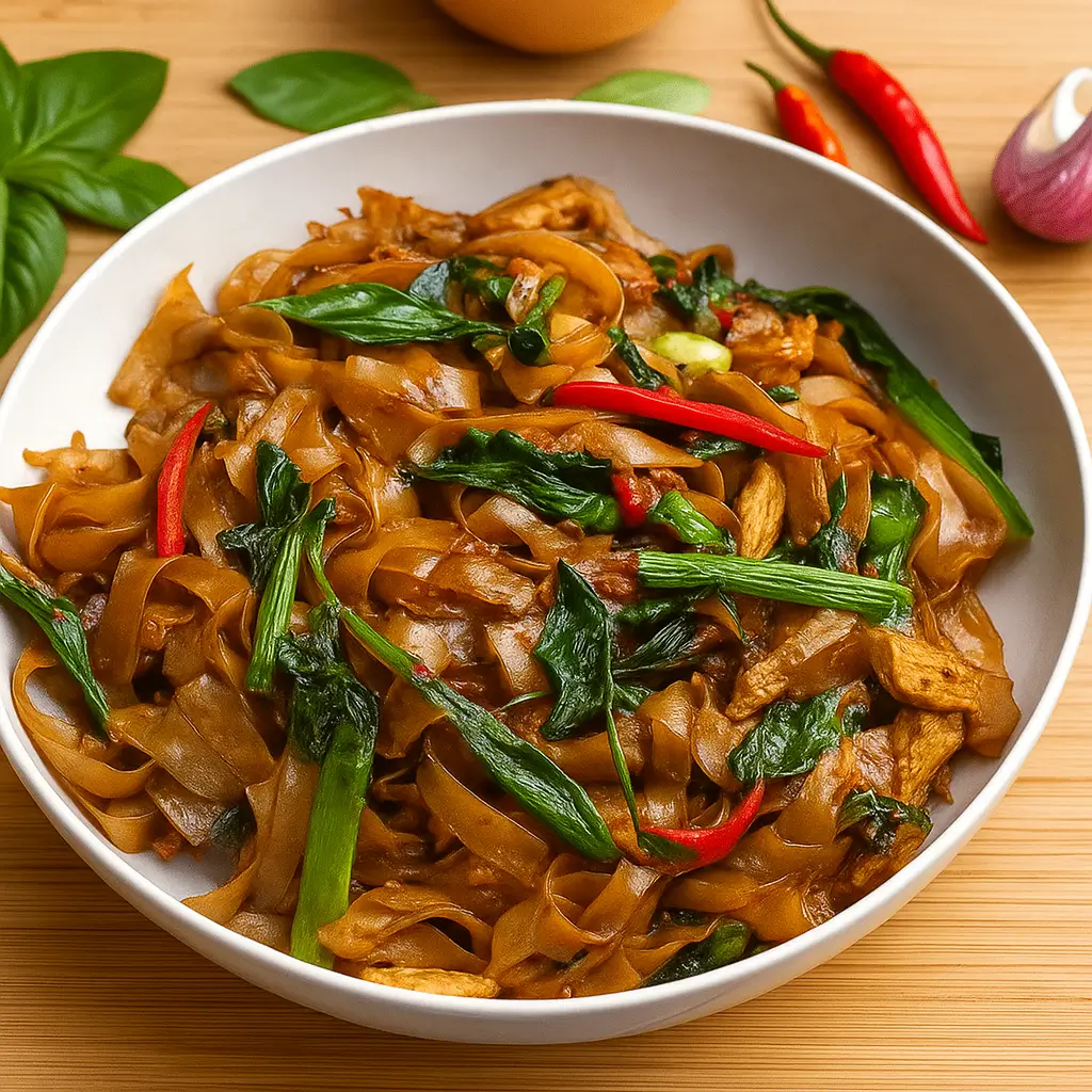 Street Style Thai Drunken Noodles: Quick, Spicy Weeknight Favorite