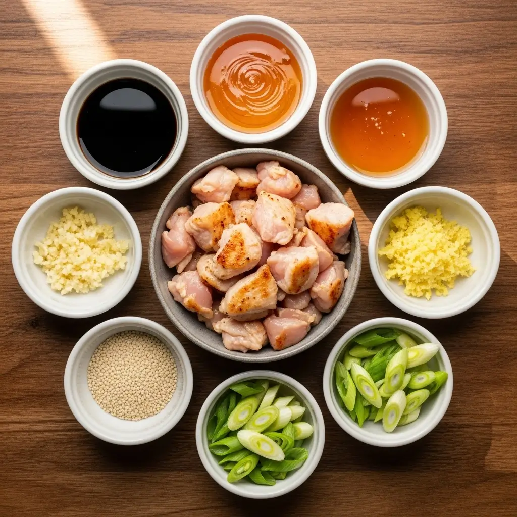 Ingredients for Teriyaki Chicken Recipe