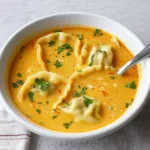 Thai Coconut Curry Dumpling Soup creamy comfort dinner
