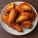 Air Fryer Chicken Wings crispy platter