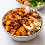 BBQ Chicken and Roasted Sweet Potato Bowls