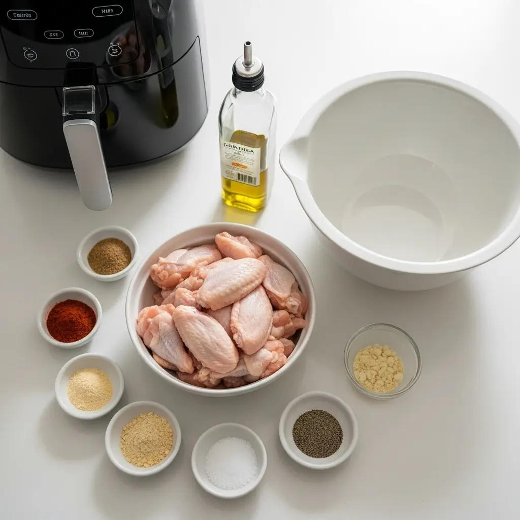 Best Ever Air Fryer Chicken Wings ingredients