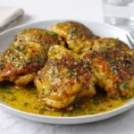 Bobby Flay Chicken Thighs in Garlic Cream Sauce