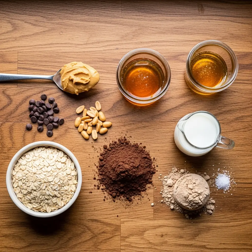 Brownie Protein Balls ingredients