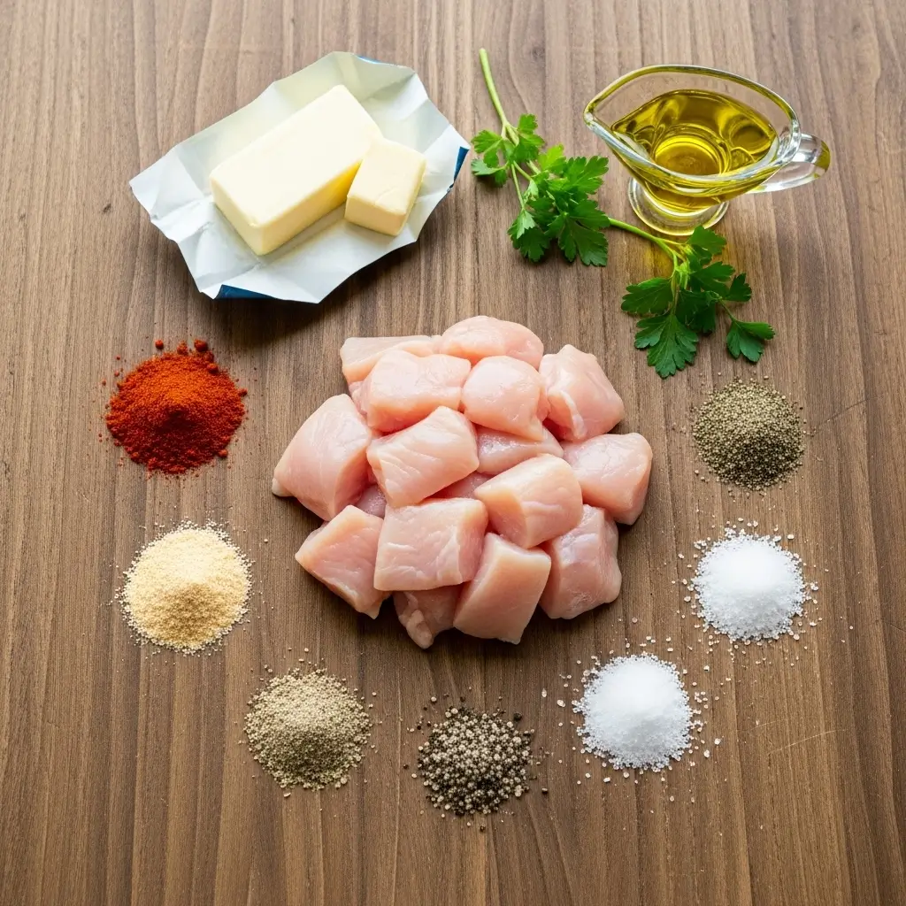 Ingredients for Butter Chicken Skillet Texas Roadhouse Style