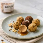 Cookie Dough Protein Powder Balls healthy no-bake snack