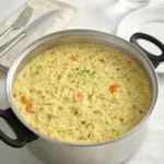 Crack Chicken Noodle Soup creamy bowl with bacon and cheese