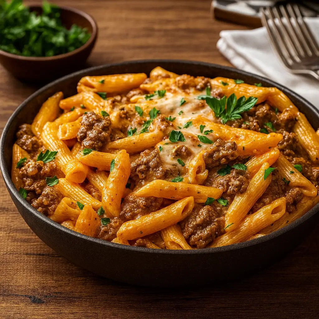 Creamy High Protein Beef Pasta: Quick, Comforting, and Delicious