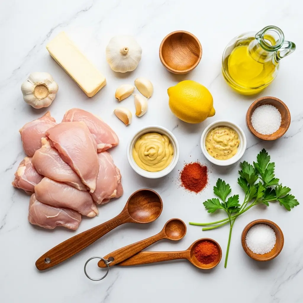 Ingredients for Easy Cowboy Butter Chicken Bites
